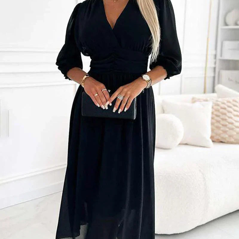 Niobe - Edles Damenkleid mit Mittellangen Ärmeln