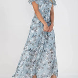 Victoria - Elegantes Sommer-Maxikleid mit Blumenprint