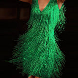 Ruby – 20er Flapper Kleid mit Fransen