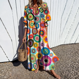 Noelia – Blusenkleid mit lebendigem Blumenprint
