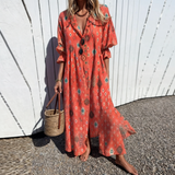 Noelia – Blusenkleid mit lebendigem Blumenprint