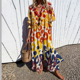 Noelia – Blusenkleid mit lebendigem Blumenprint