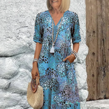 Skye - Sommerkleid mit V-Ausschnitt