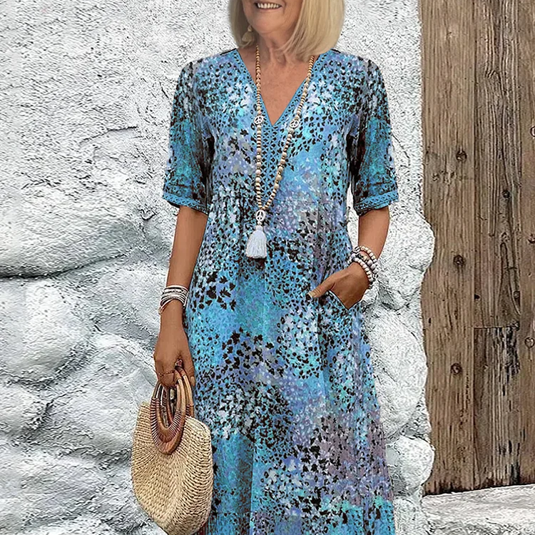 Skye - Sommerkleid mit V-Ausschnitt
