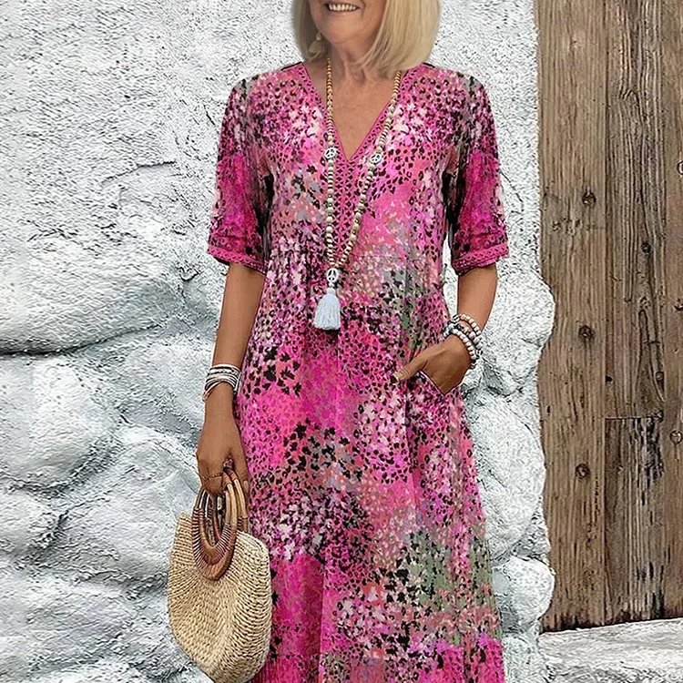 Skye - Sommerkleid mit V-Ausschnitt
