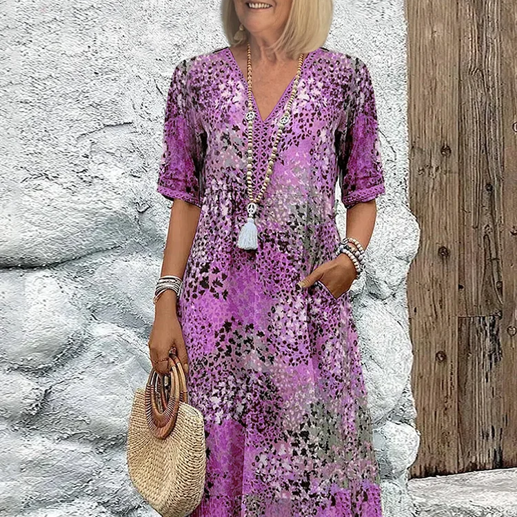 Skye - Sommerkleid mit V-Ausschnitt