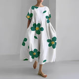 Naomi - Boho Maxikleid mit Blumen für den Frühling