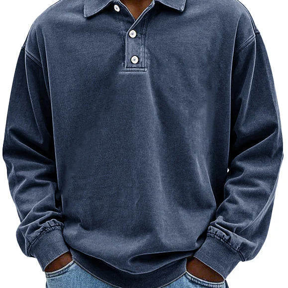 Caspian - Herren Langarm-Polo von bester Qualität